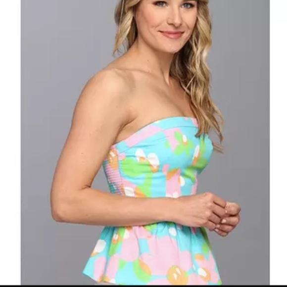 lilly pulitzer peplum top